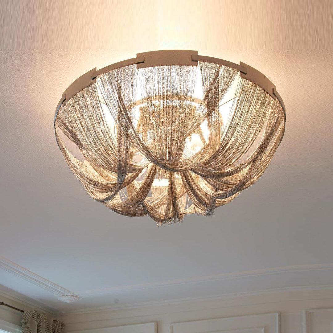 Tassel Aluminum Chain Ceiling Light - Lamp Outdoor