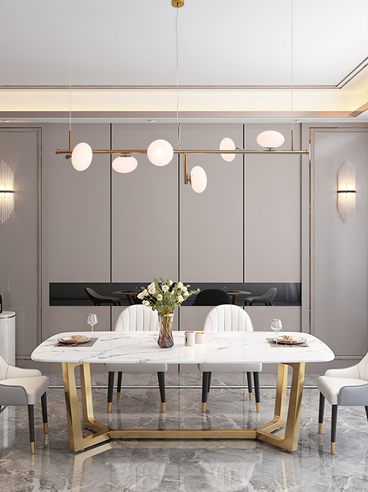 Balance Modern Glass Chandelier - Lamp Outdoor