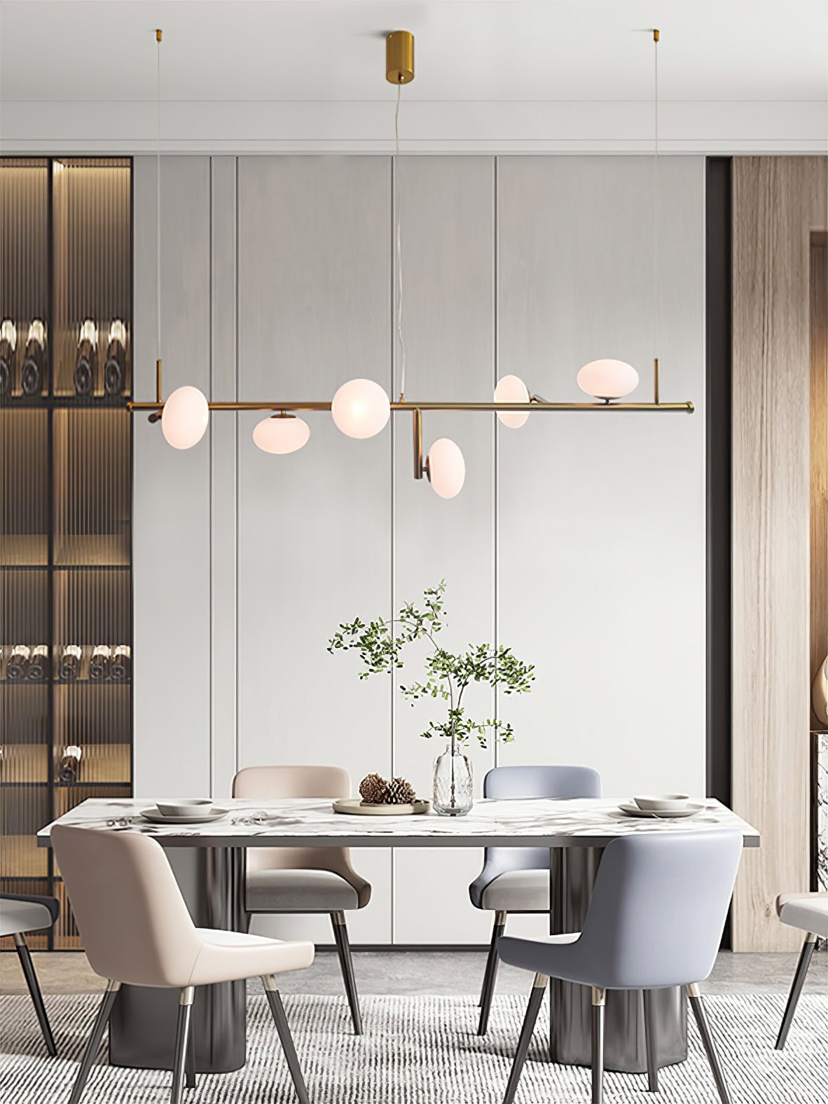 Balance Modern Glass Chandelier - Lamp Outdoor