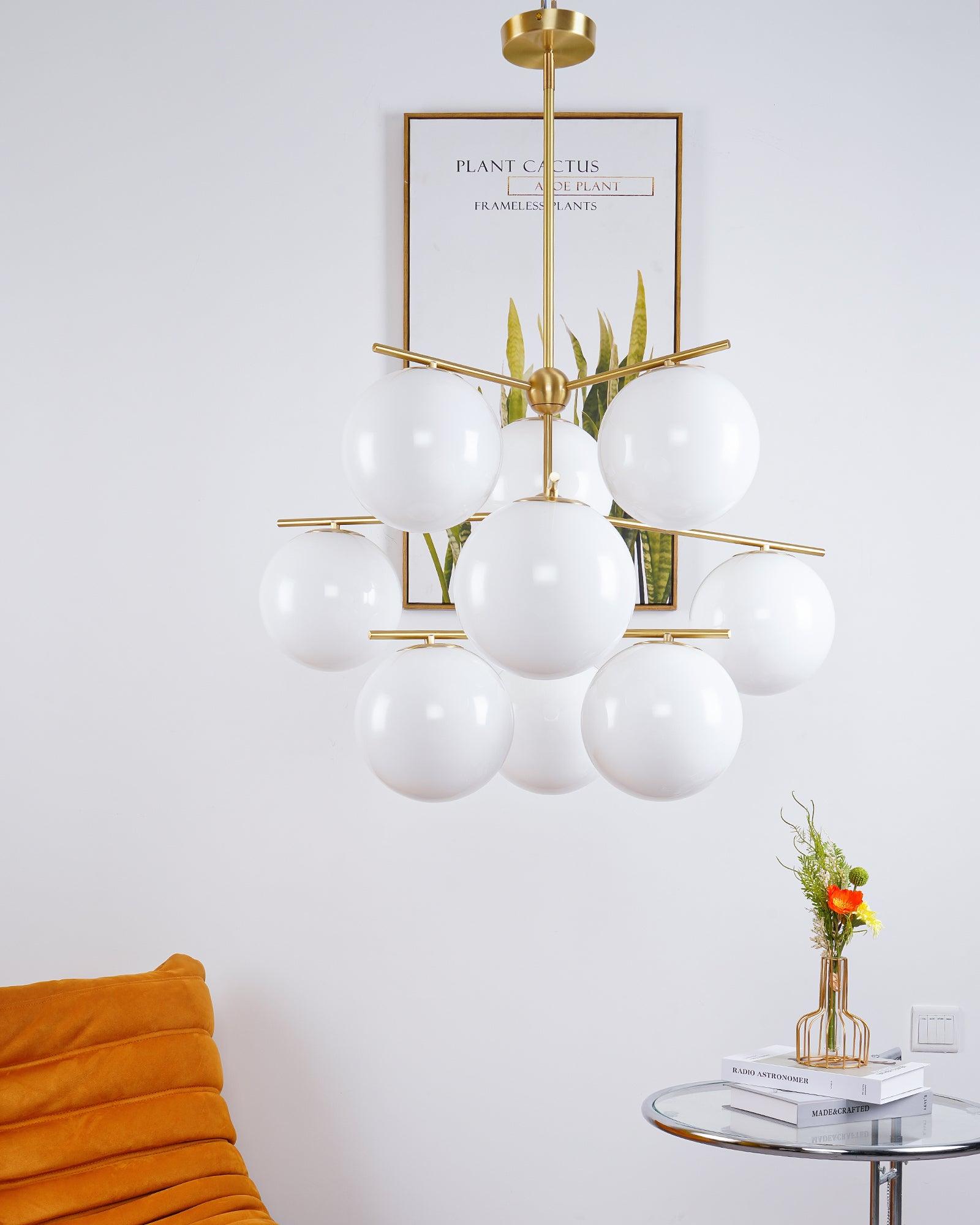Sphere & Stem Chandelier - Lamp Outdoor