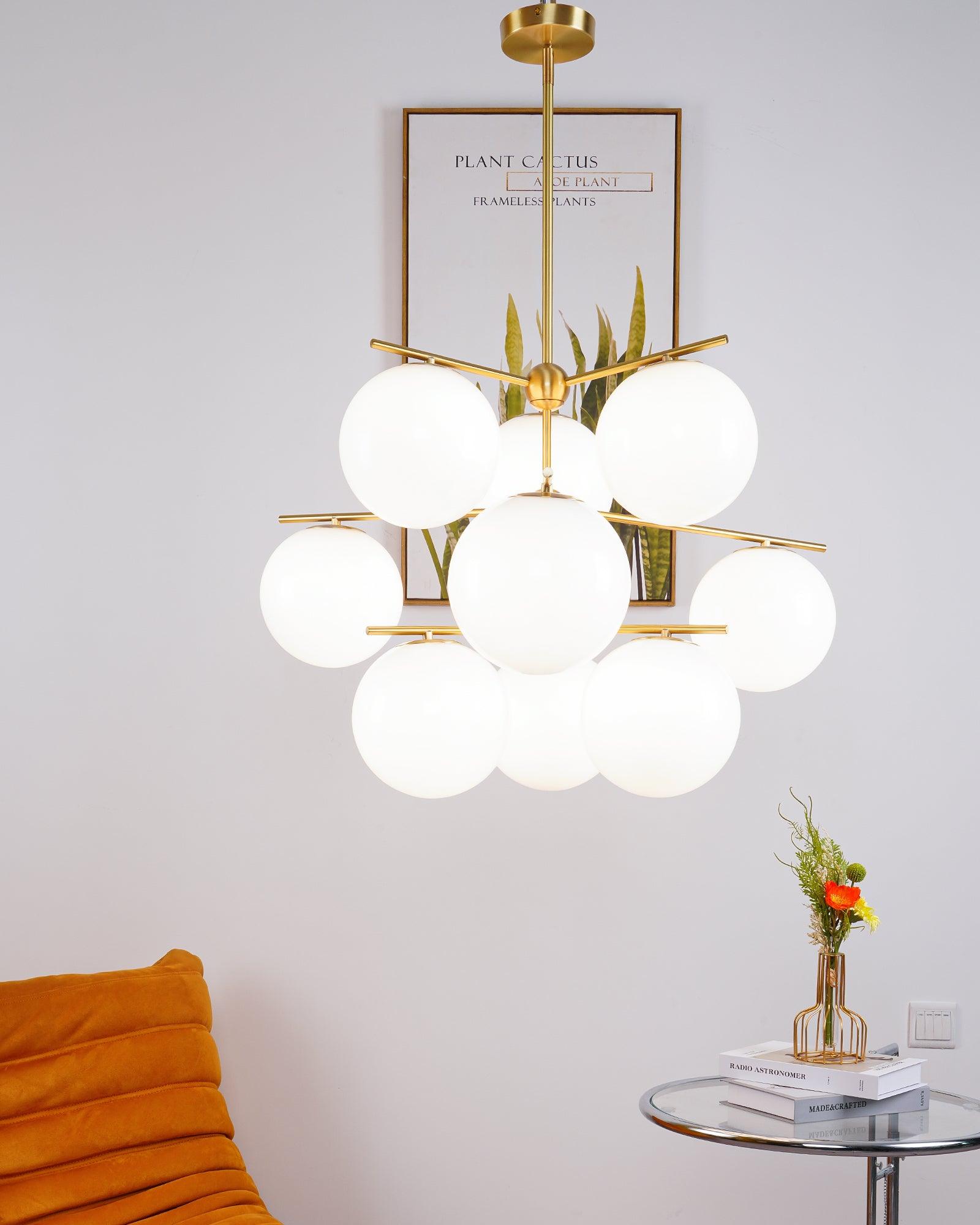Sphere & Stem Chandelier - Lamp Outdoor