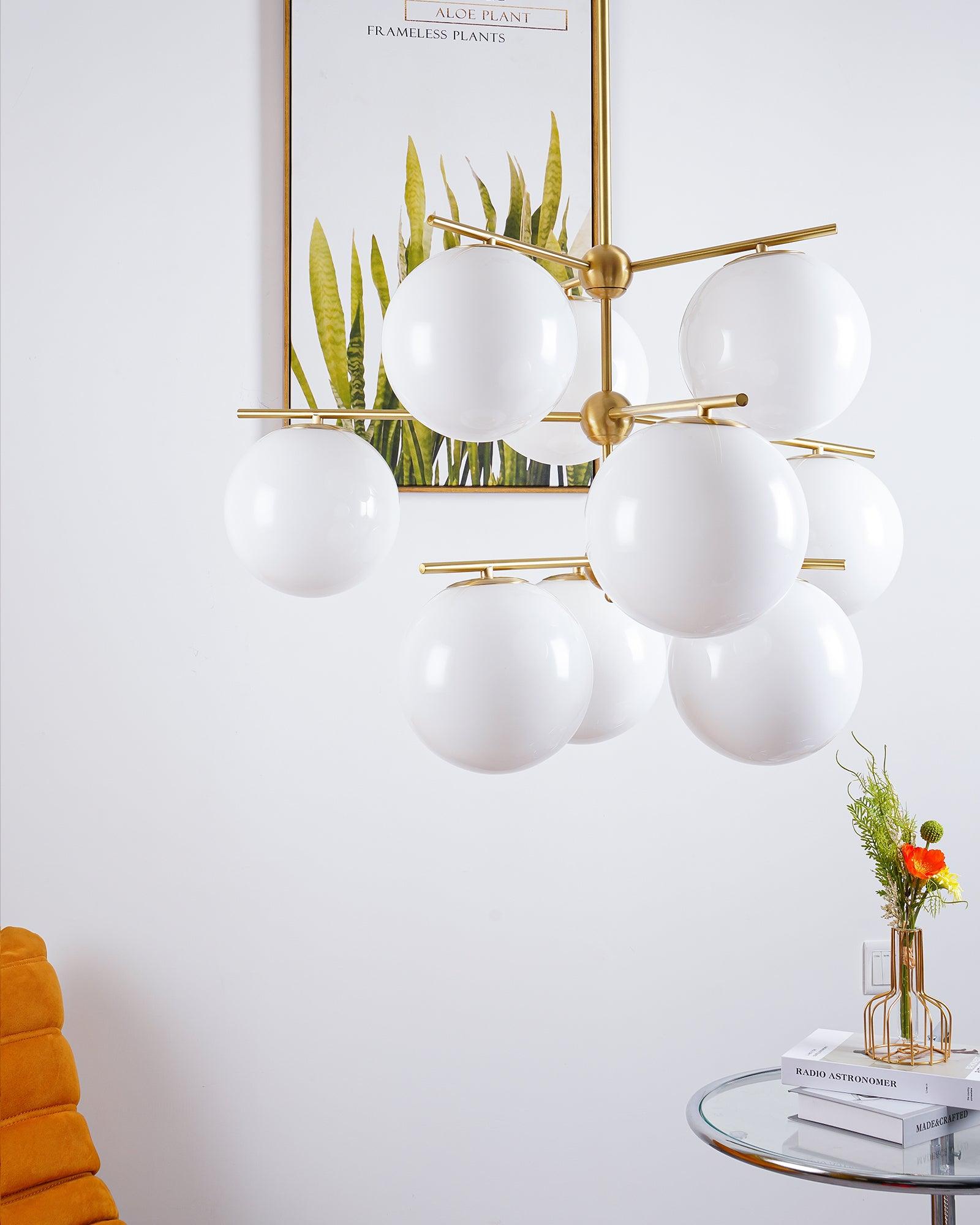Sphere & Stem Chandelier - Lamp Outdoor
