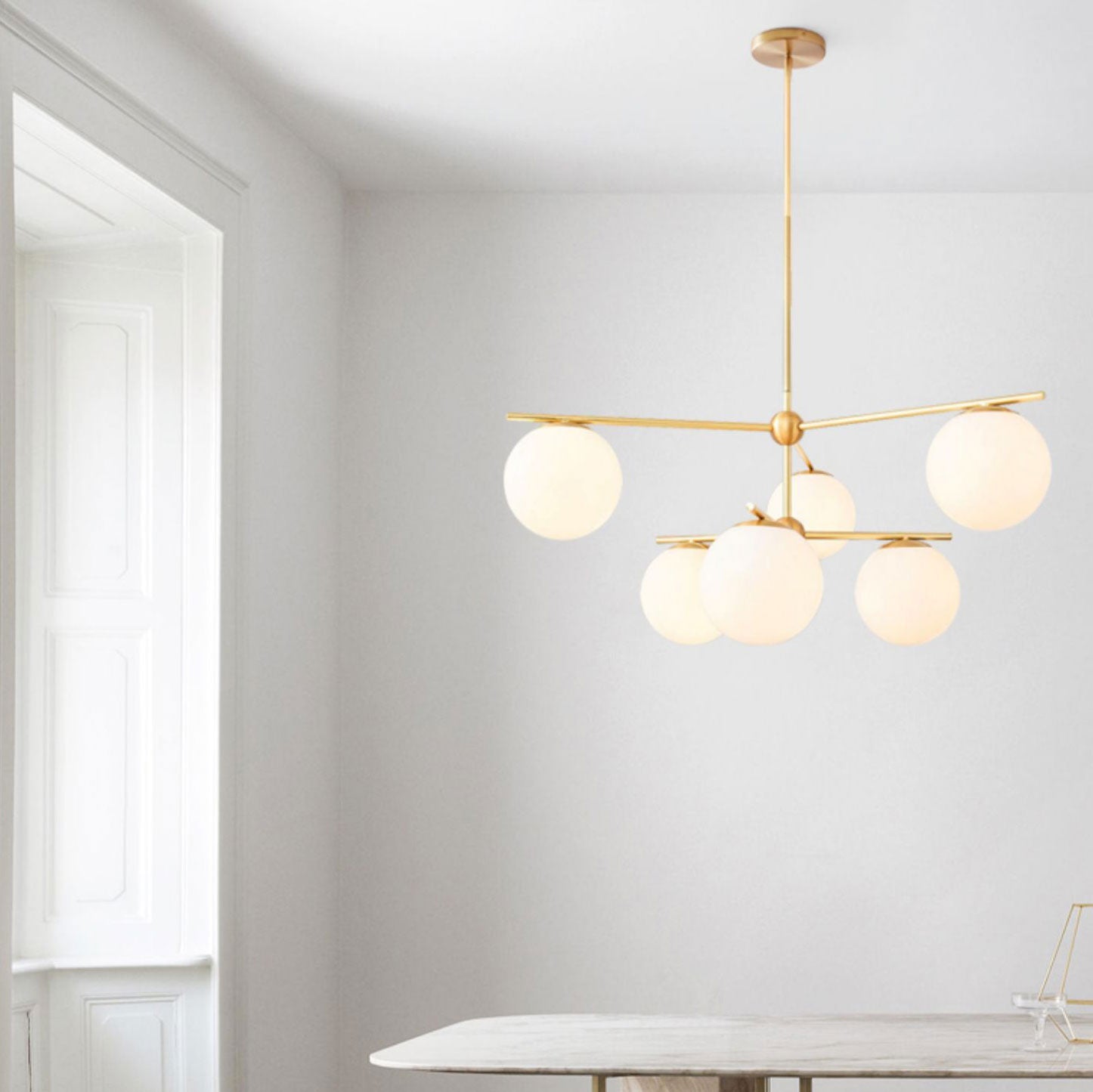 Sphere & Stem Chandelier - Lamp Outdoor