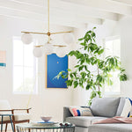 Sphere & Stem Chandelier - Lamp Outdoor