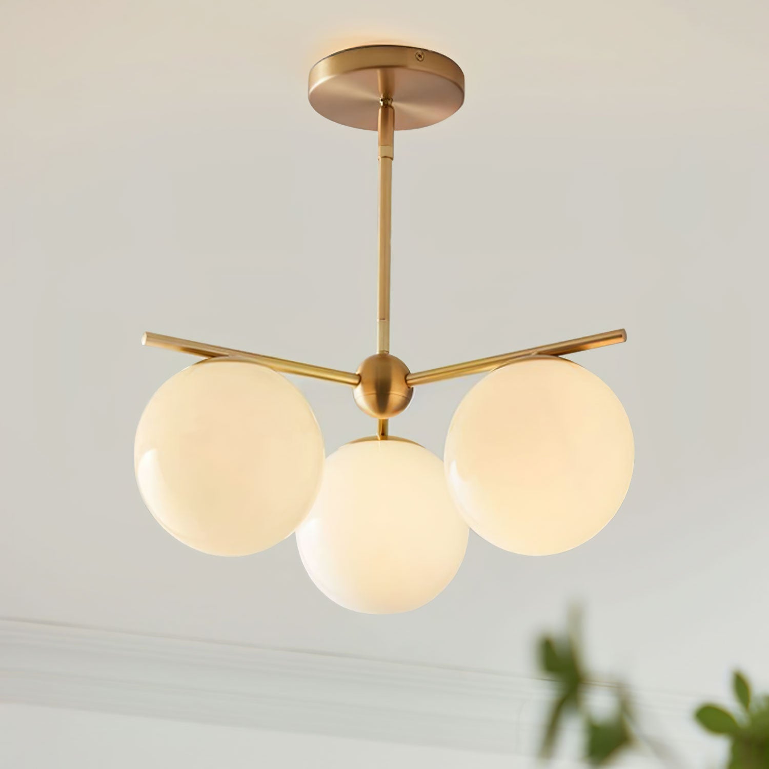 Sphere & Stem Chandelier - Lamp Outdoor