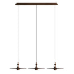 Syrinyra Sculptural Wood Disc Pendant Light - Lamp Outdoor