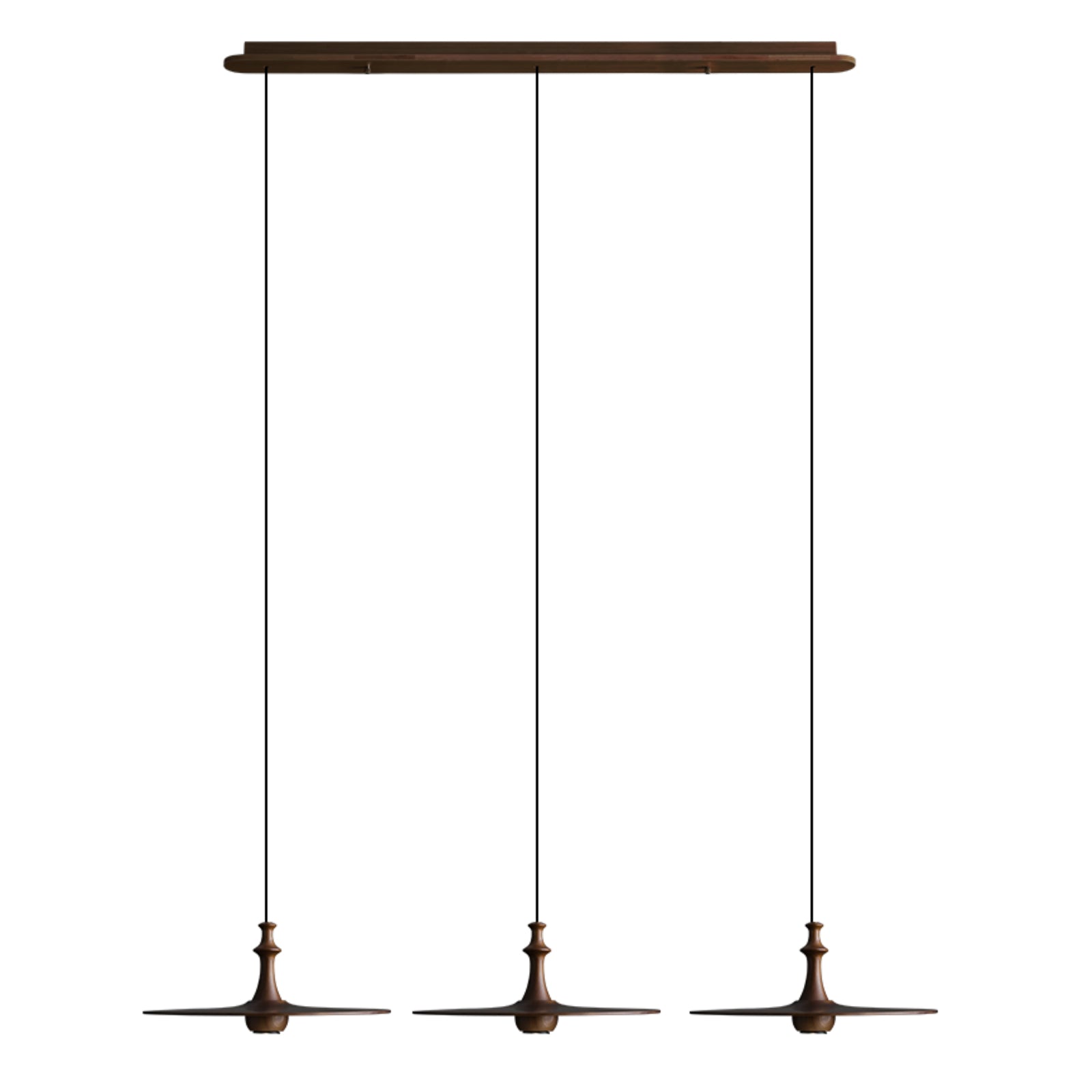 Syrinyra Sculptural Wood Disc Pendant Light - Lamp Outdoor