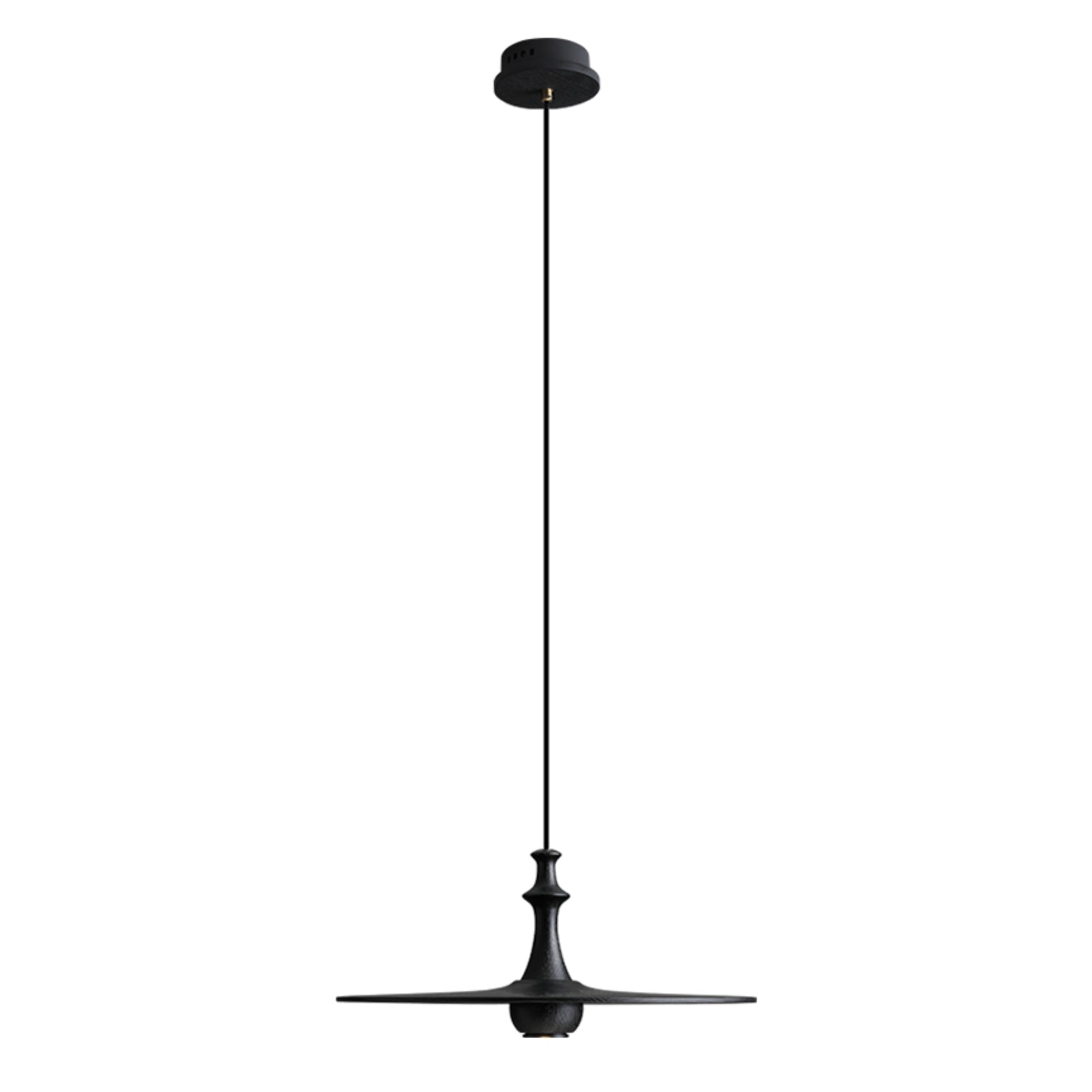 Syrinyra Sculptural Wood Disc Pendant Light - Lamp Outdoor
