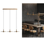 Syrinyra Sculptural Wood Disc Pendant Light - Lamp Outdoor