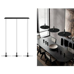 Syrinyra Sculptural Wood Disc Pendant Light - Lamp Outdoor