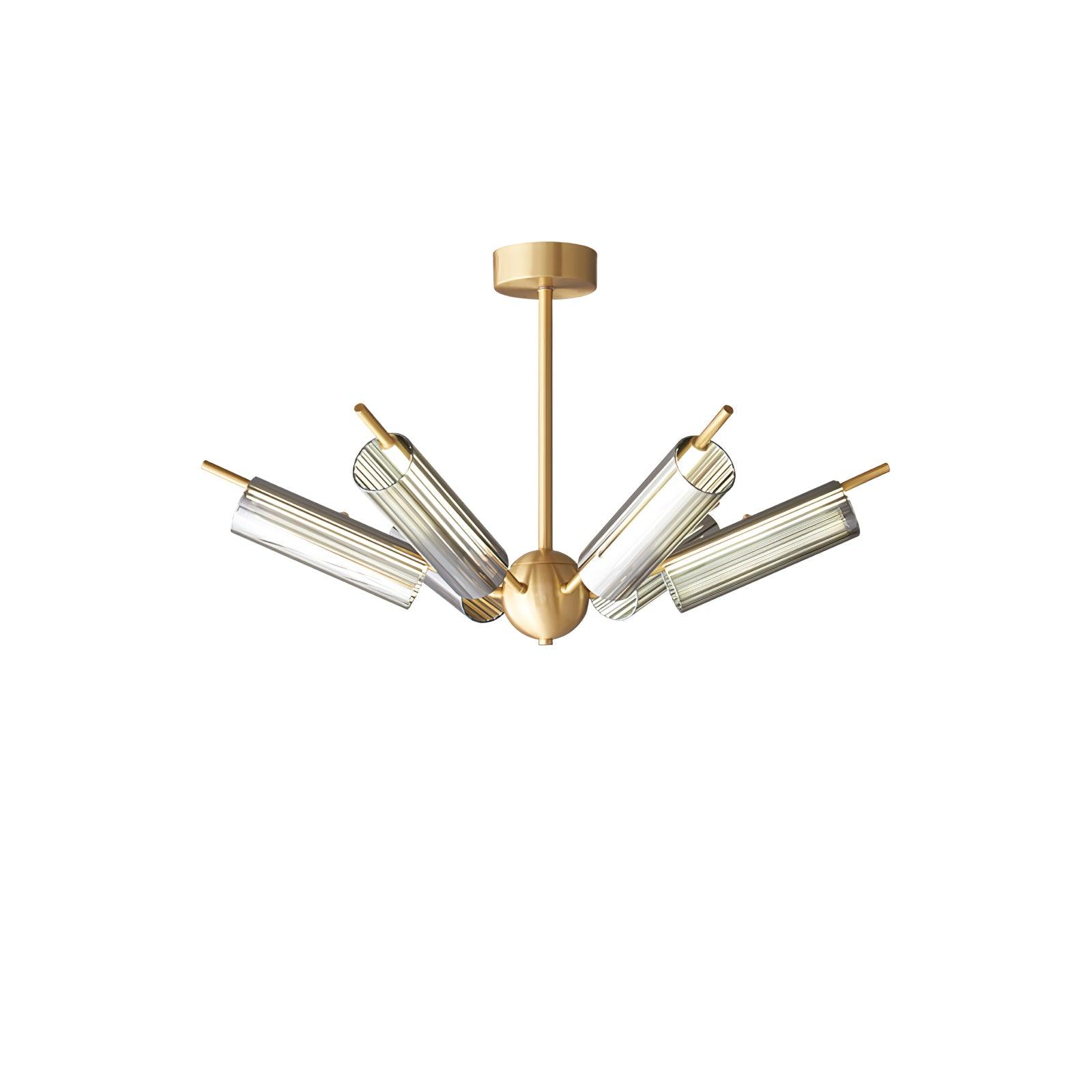 Sputnik Brass Chandelier - Lamp Outdoor