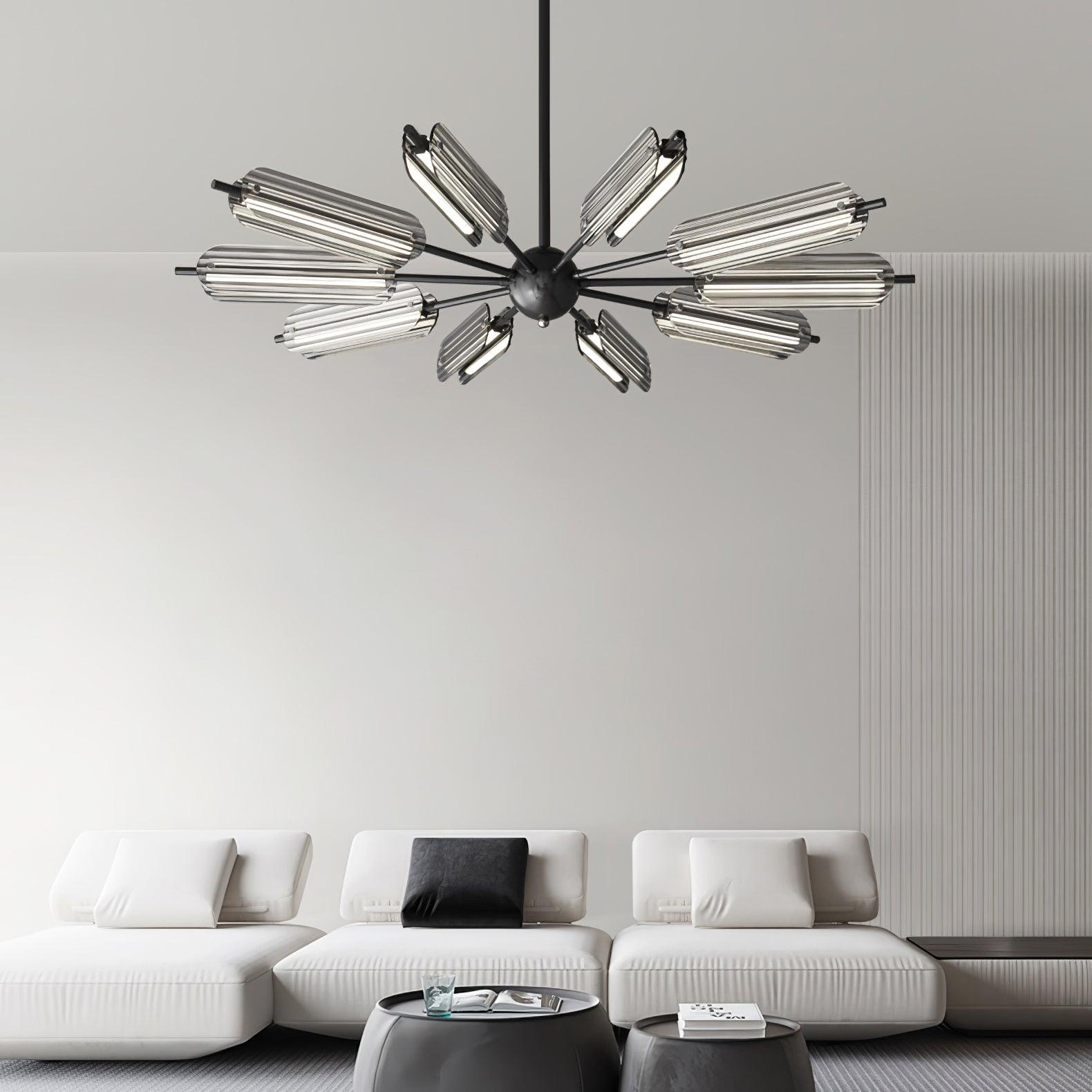 Sputnik Brass Chandelier - Lamp Outdoor