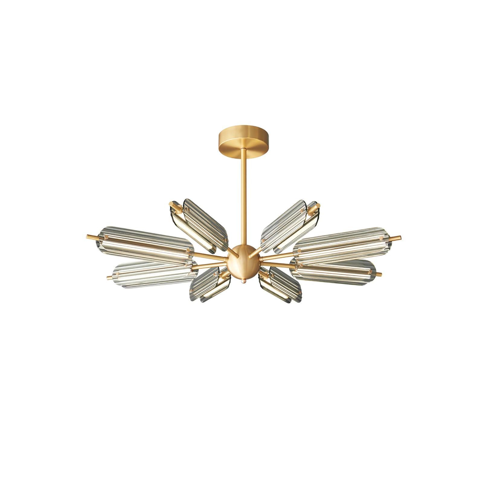 Sputnik Brass Chandelier - Lamp Outdoor