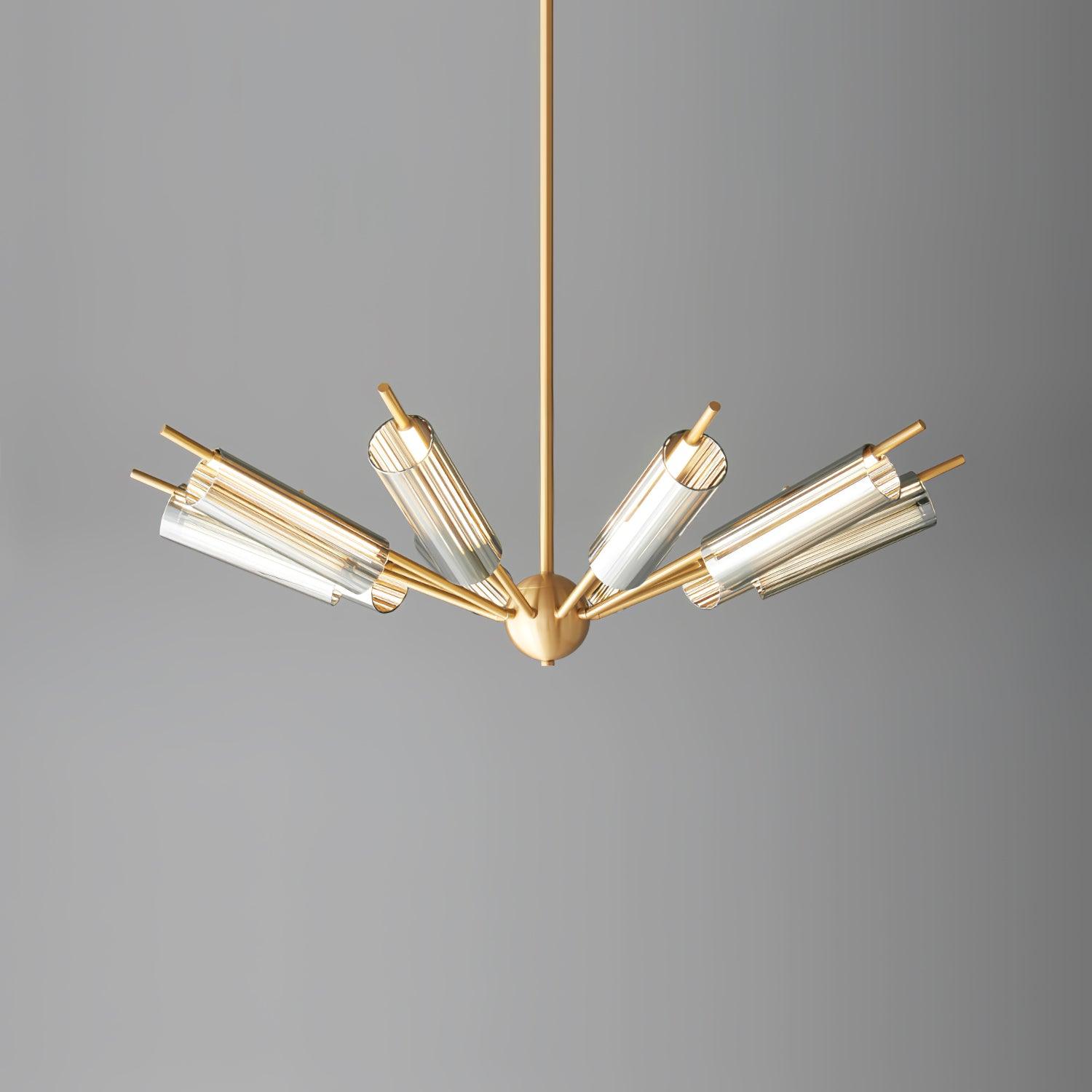 Sputnik Brass Chandelier - Lamp Outdoor