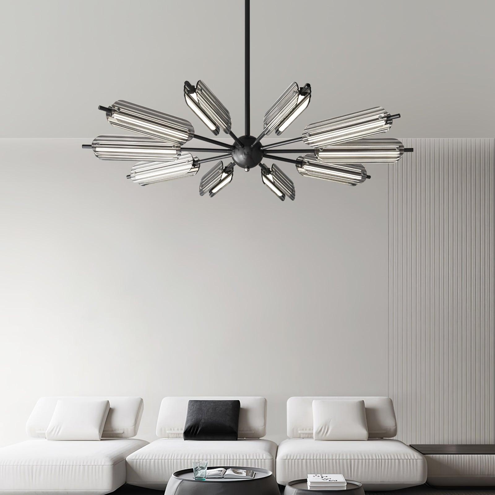 Sputnik Brass Chandelier - Lamp Outdoor