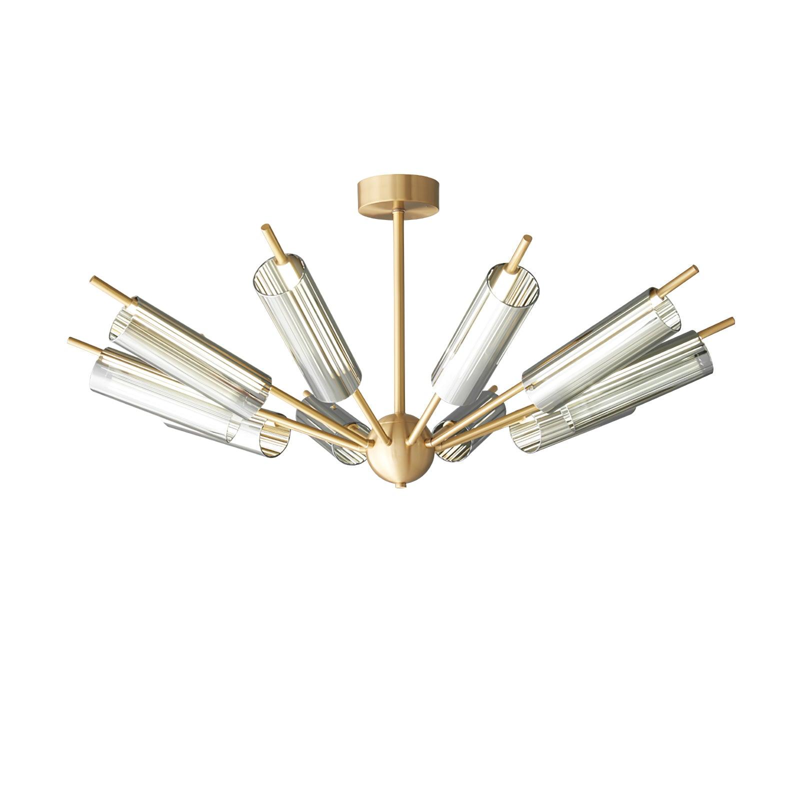Sputnik Brass Chandelier - Lamp Outdoor