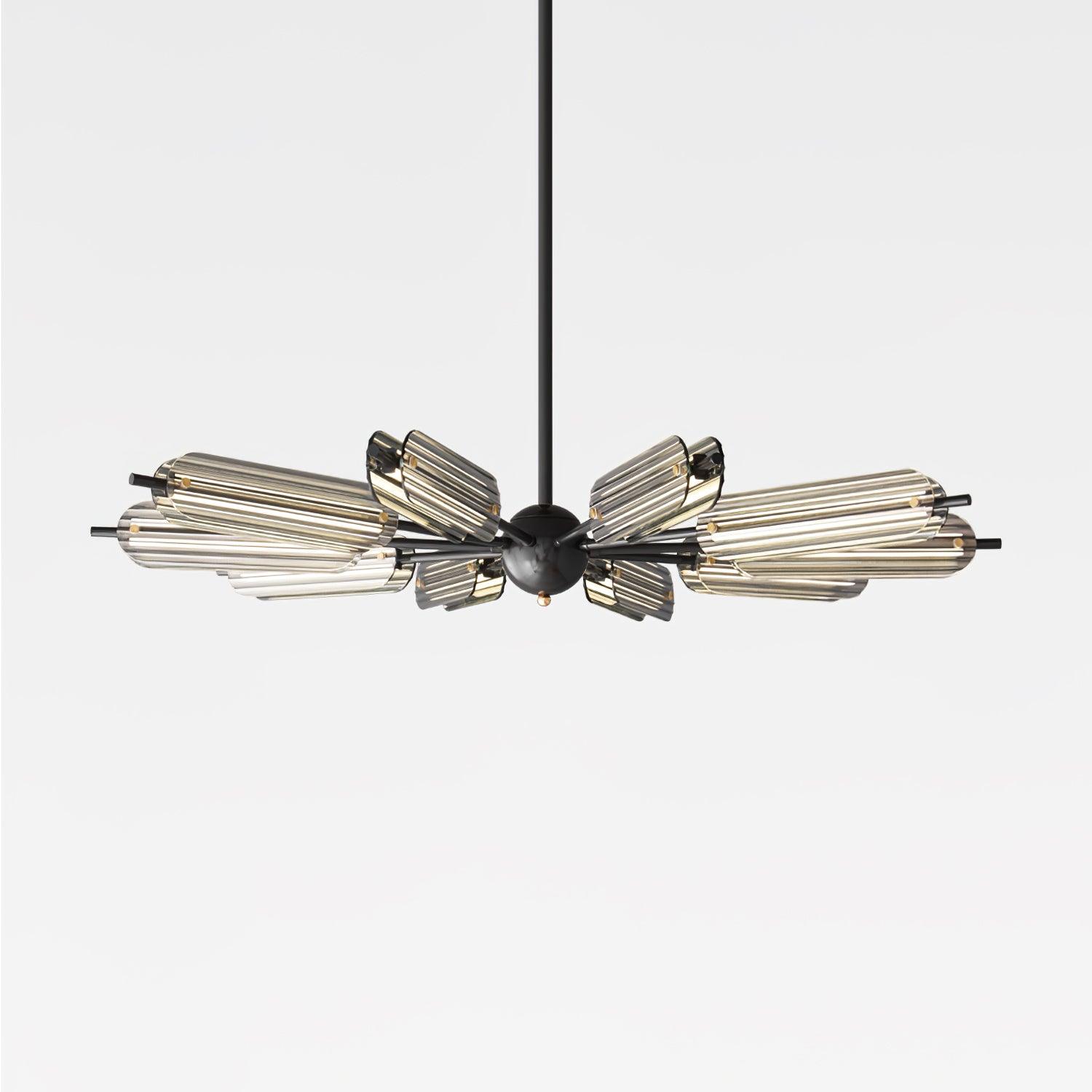 Sputnik Brass Chandelier - Lamp Outdoor