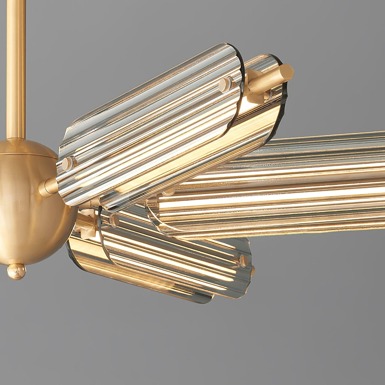 Sputnik Brass Chandelier - Lamp Outdoor