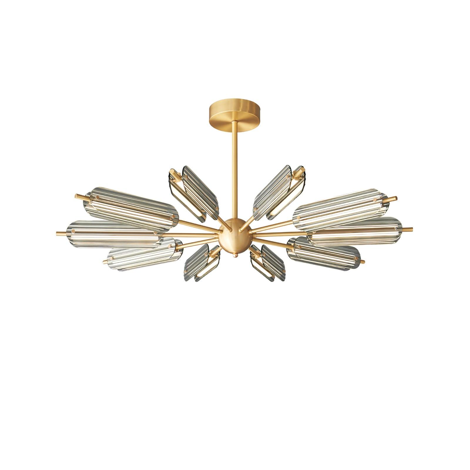 Sputnik Brass Chandelier - Lamp Outdoor