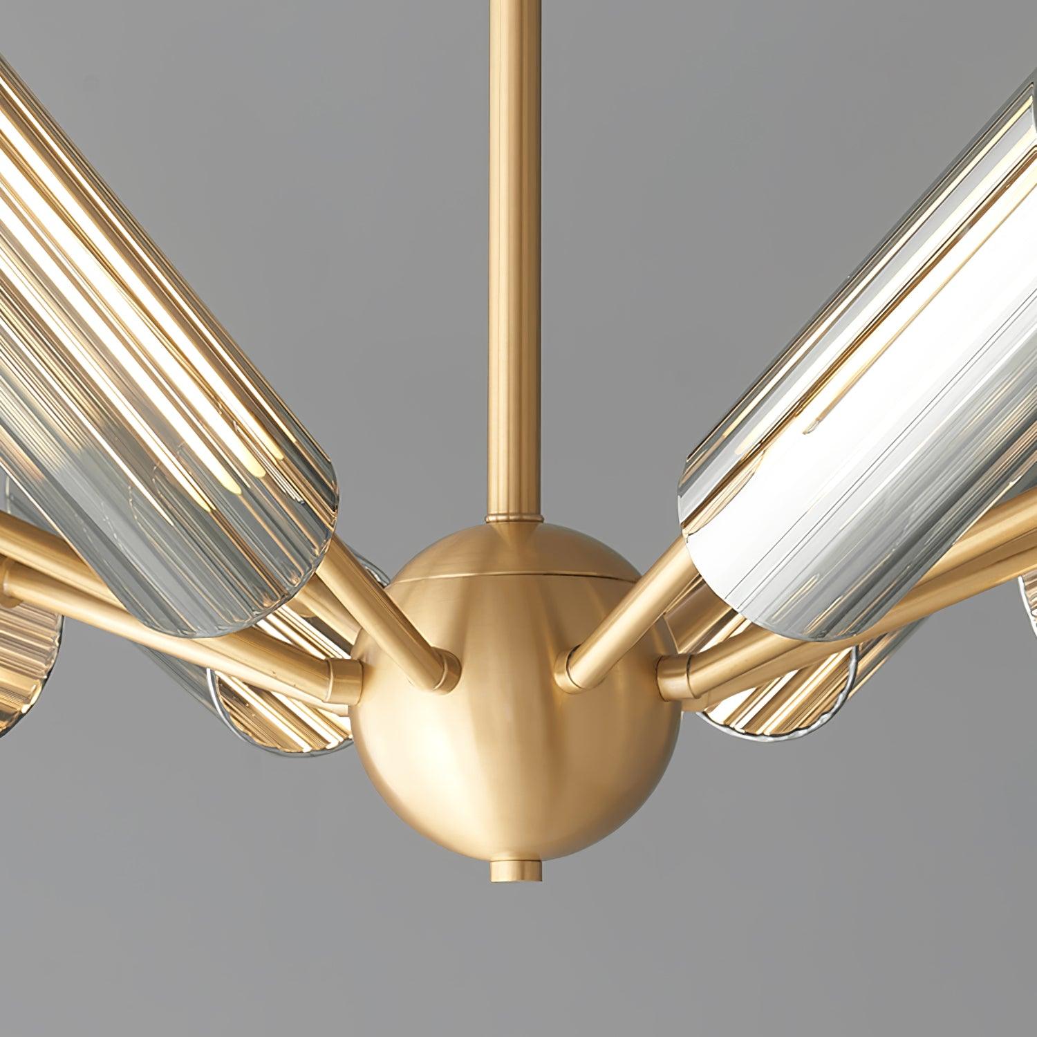 Sputnik Brass Chandelier - Lamp Outdoor