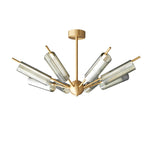 Sputnik Brass Chandelier - Lamp Outdoor