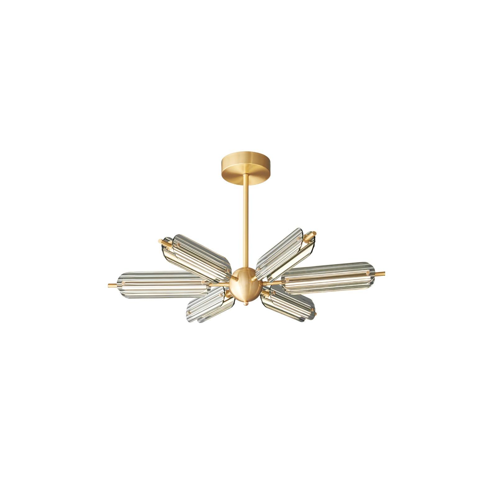 Sputnik Brass Chandelier - Lamp Outdoor