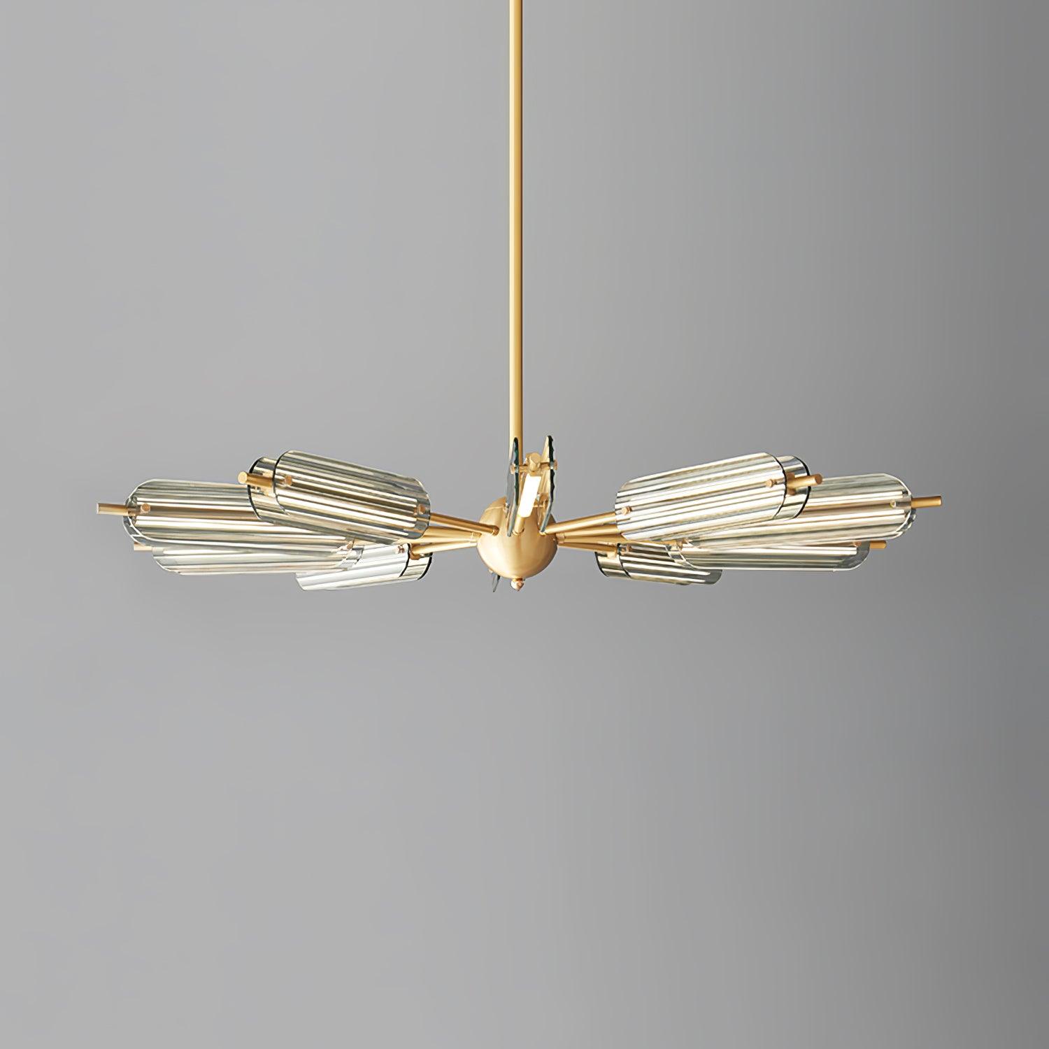 Sputnik Brass Chandelier - Lamp Outdoor