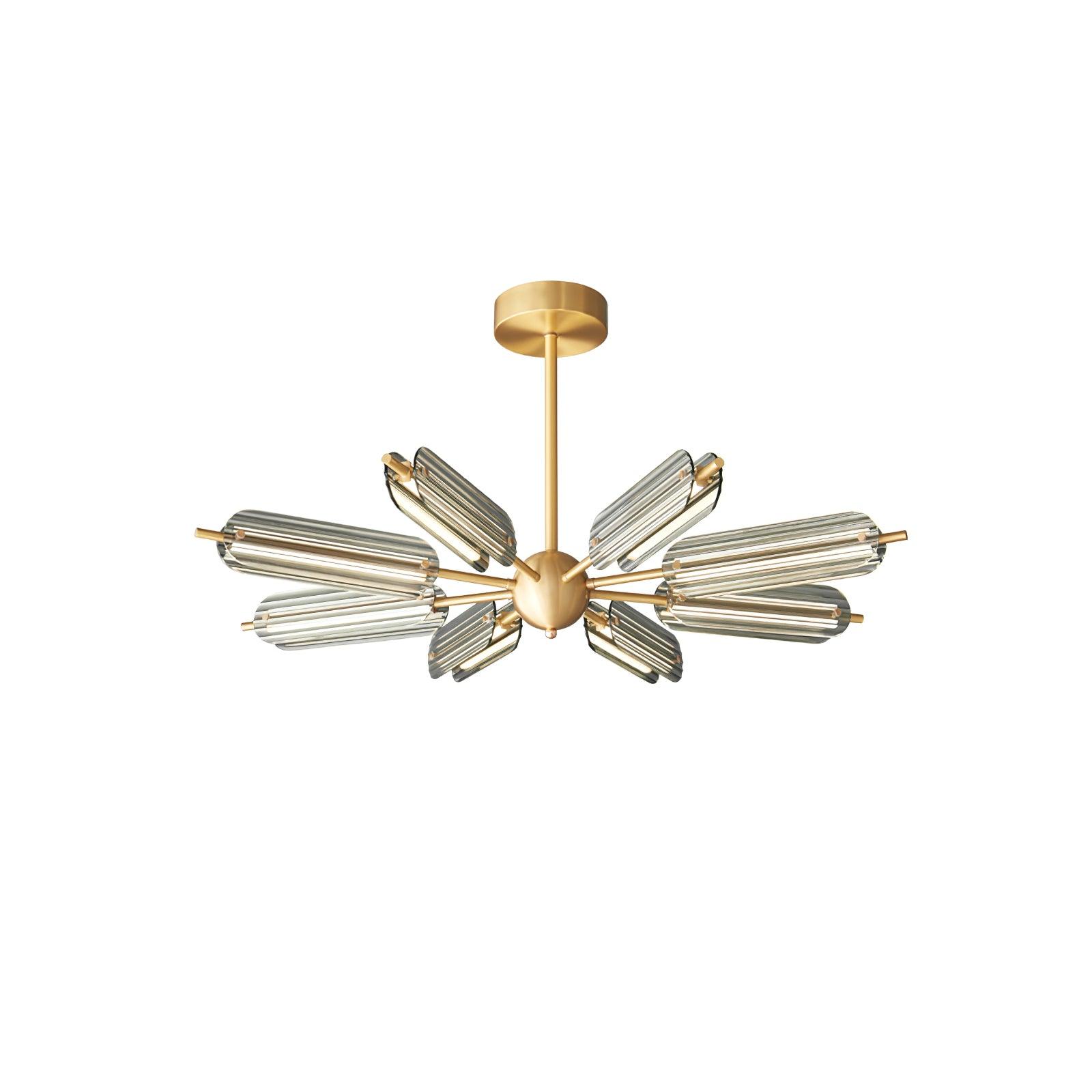 Sputnik Brass Chandelier - Lamp Outdoor