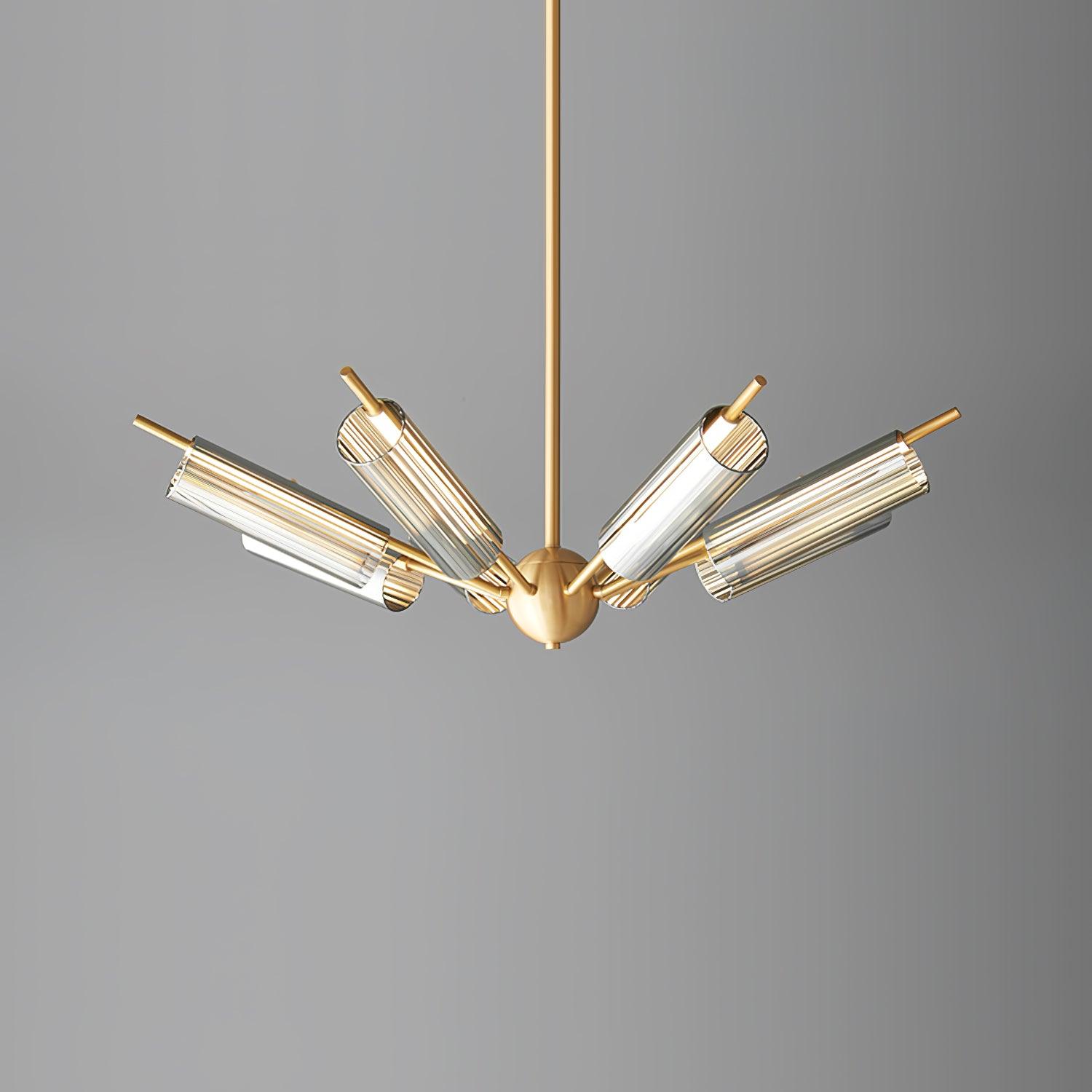 Sputnik Brass Chandelier - Lamp Outdoor