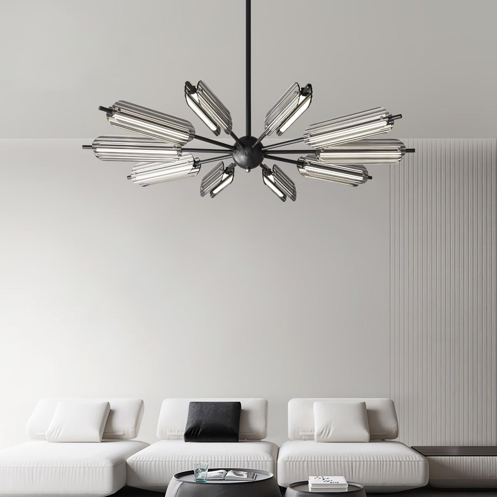 Sputnik Brass Chandelier - Lamp Outdoor