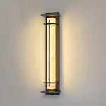 Square Outdoor Wall Light Imitation Alabaster Waterproof - Lamp Outdoor