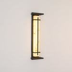 Square Outdoor Wall Light Imitation Alabaster Waterproof - Lamp Outdoor
