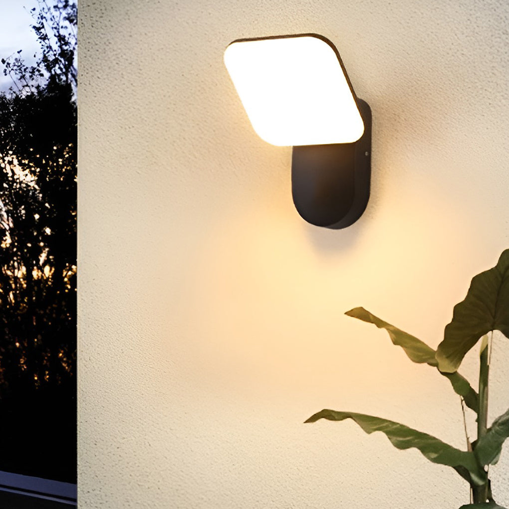 Square LED 12w Waterproof Modern Outdoor Wall Lamp Wall Sconces Lighting - Lamp Outdoor