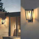 Square Smart Light Control Waterproof LED Solar Outdoor Wall Lights - Lamp Outdoor