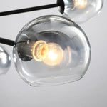 Solara Chandelier Staggered Glass 6-Light - Letslighting