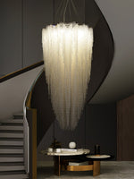 Zashayra Crystal Column Chandelier - Lamp Outdoor