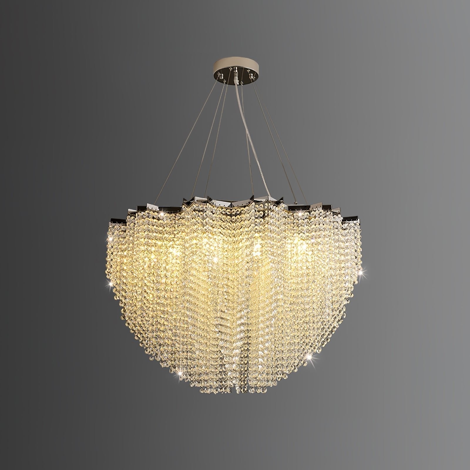 Zashayra Crystal Column Chandelier - Lamp Outdoor