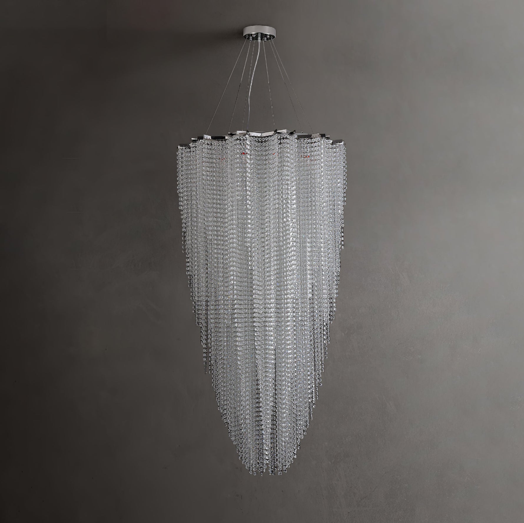 Zashayra Crystal Column Chandelier - Lamp Outdoor
