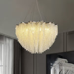Zashayra Crystal Column Chandelier - Lamp Outdoor