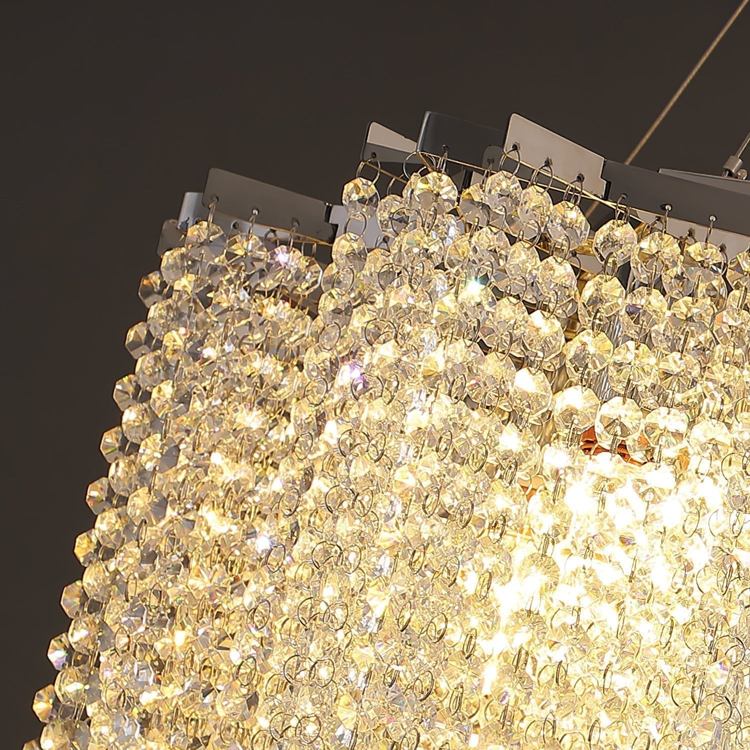 Zashayra Crystal Column Chandelier - Lamp Outdoor