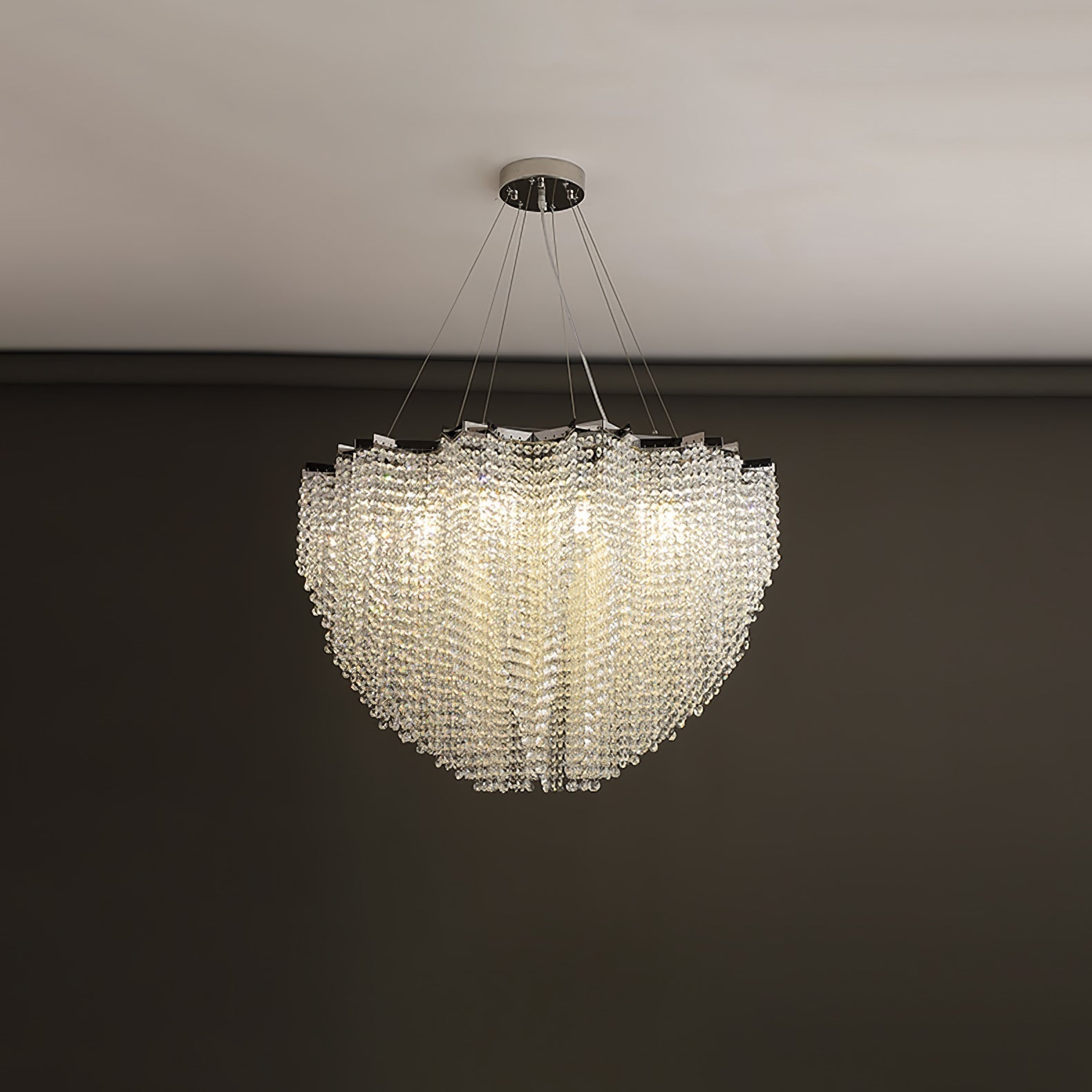 Zashayra Crystal Column Chandelier - Lamp Outdoor