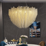Zashayra Crystal Column Chandelier - Lamp Outdoor