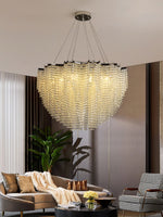 Zashayra Crystal Column Chandelier - Lamp Outdoor