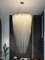 Zashayra Crystal Column Chandelier - Lamp Outdoor