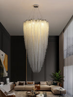Zashayra Crystal Column Chandelier - Lamp Outdoor