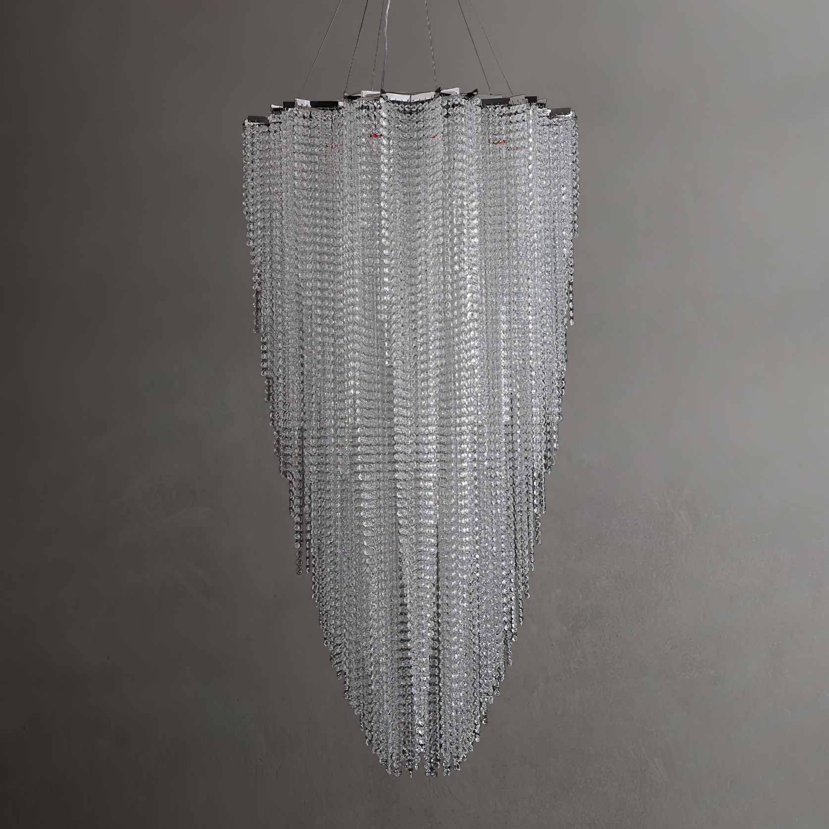 Zashayra Crystal Column Chandelier - Lamp Outdoor