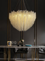 Zashayra Crystal Column Chandelier - Lamp Outdoor