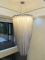 Zashayra Crystal Column Chandelier - Lamp Outdoor