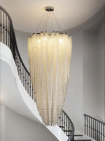 Zashayra Crystal Column Chandelier - Lamp Outdoor