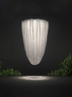 Zashayra Crystal Column Chandelier - Lamp Outdoor